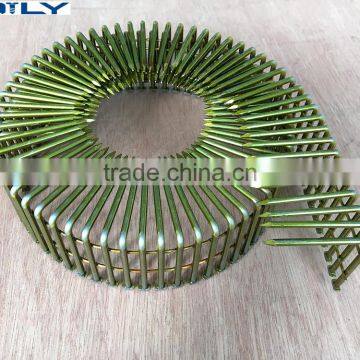 Manufacturer supply copper wire collated smooth shank nails belt, 1M - 5m pin belt, BELTS PIN