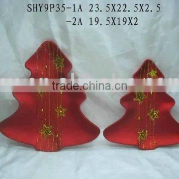 ceramic Christmas tree shape candle holder Decoration