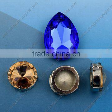 Drop Shape Light Topaz Crystal Fancy Stone for Jewels Dresses photo-2