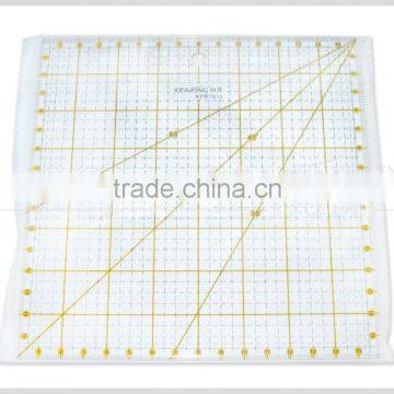 Kearing Durable 15*15 Inch Square Quilting Ruler With Scale Anlges Acrylic Template for Dressmaking Handicraft# KPR1616 photo-4