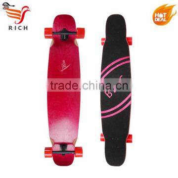 HSCW09 High quality Fashionable custom four wheel canadian maple skateboard