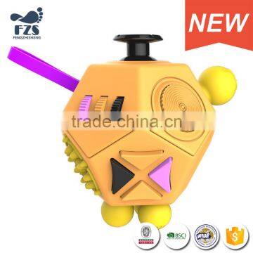FC02 2017 Innovative Product Idea 6 Side Anti Stress Cube Relieves Stress And Anxiety Fidgit Cube photo-4