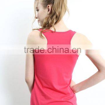 Fashionable Blank Girls Breathable Sexy Vests photo-3