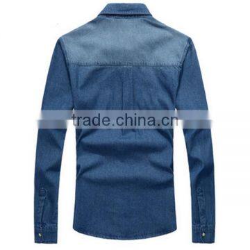 Custom Fashion Streetwear Adults Denim Shirts photo-2