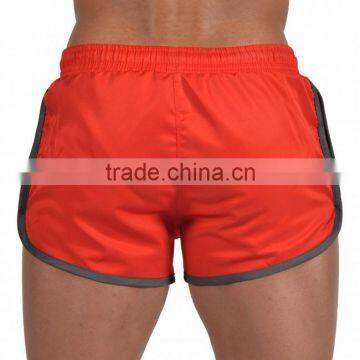 Mens Polyester Gym Workout Shorts Sexy Sport Shorts photo-3