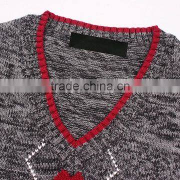 Warm Sleeveless Knitted Vests Brand Sweaters photo-2