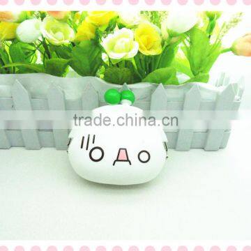 S80126A Cute Cartoon Expressions Silicone Coin Purse Key Earphone Organizer Storage Bags Change Wallet for Kids Girls photo-4