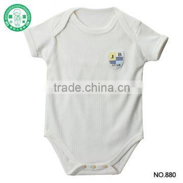 2017 Summer Short Sleeve Good Quality Cheap Price Baby Onesis Newborn Baby Bodysuit photo-2
