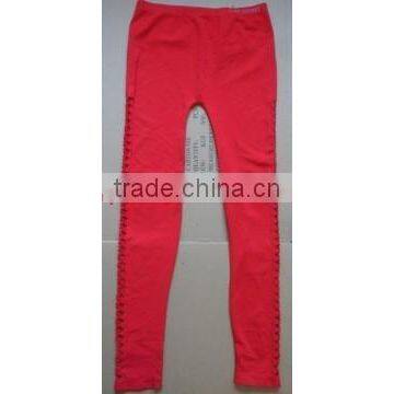 Sexy Seamless Mature Women Mesh Side Panels Legging photo-2