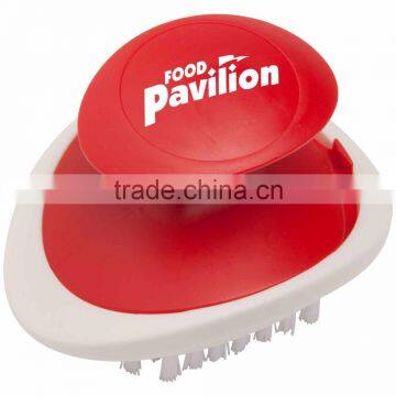 Palm Fruit & Vegetable Brush - Ergonomic Design Allows You to Slide Hand Between Handle and Base and Comes With Your Logo photo-6