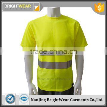 ANSI 107 Lime short sleeve birdeye mesh security t-shirt