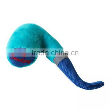 No Smoking Plush Pipe Squeaky Funny Dog Chew Toys photo-5