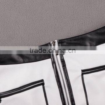 2017 Elegant Fashion Oem High Waist Fomal Women Latest Lady a Line Skirt photo-4