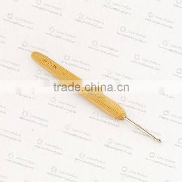 High Quality Crochet Hook With Bamboo Handle Knitting Needle Crochet Hook For Hand Knitting photo-3