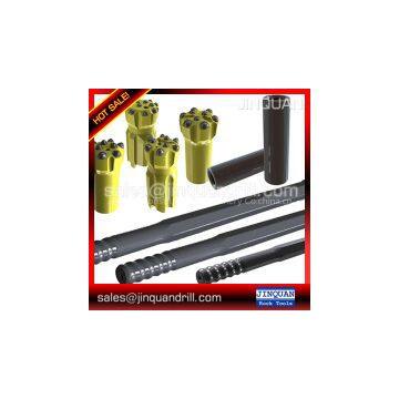T51 thread drill rock drill pipe, drill steels