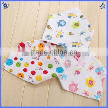 Customized cartoon design cotton disposable baby bib waterproof