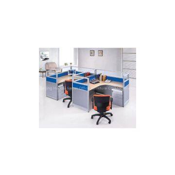workstations office furniture clover, office partion for 4 person
