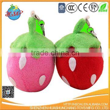 plush strawberry keychains