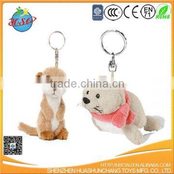 OEM plush keychain fish keychain