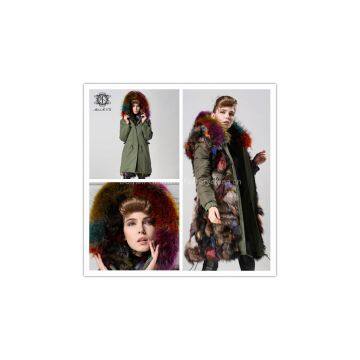 Fashion Mr&Mrs furs coat, winter down parka