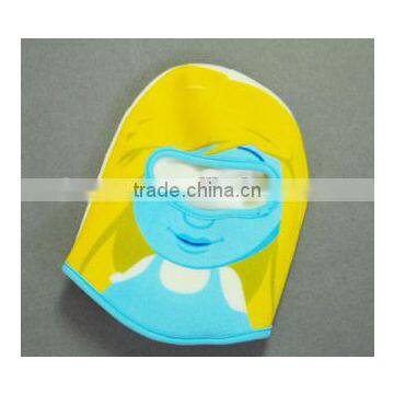 yellow cute mask polar fleece face beanie hat