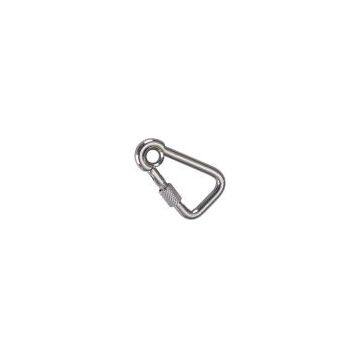 Hook & Snap - Oblong Angle Snap Hook With Screw And Eye