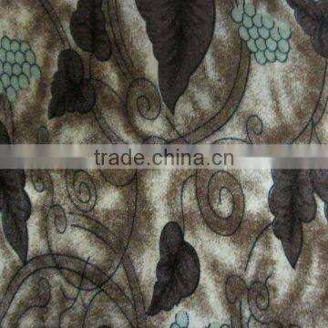 printed velvet fabric for home textile