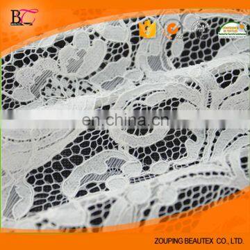 Cotton/nylon Lace Fabric for Wholesale