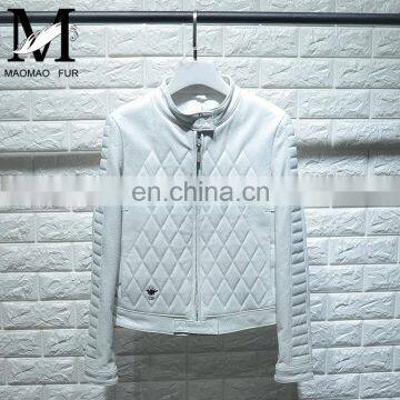 2017 Spring New Women Slim Real Leather Jacket Fashion Korean Women Jacket photo-4