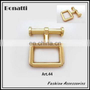 new style custom golden zinc alloy metal bag buckles