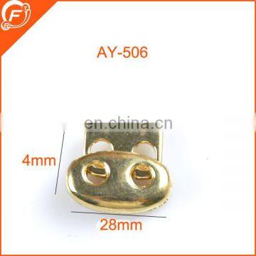 metal spring fastener toggles for garments