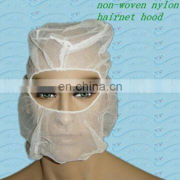 nylon / non-woven hairnet hood