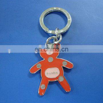 Custom Design Metal Keychains With Epoxy Flower Shape photo-4