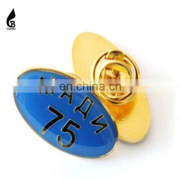 Soft Enamel Polished Hand shaped lapel pins