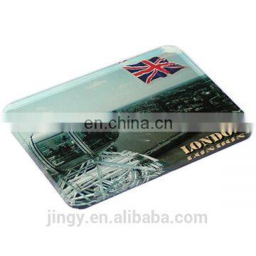 modern small rectangular photo insert acrylic fridge magnet