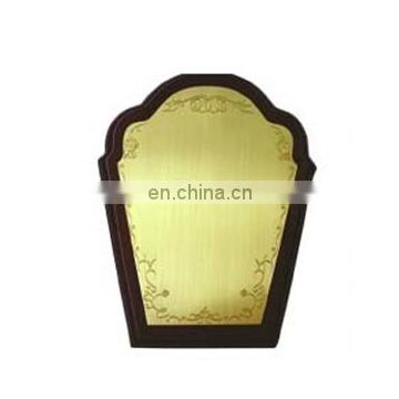 Engraved memorial plaques wholesale wooden plaque,wood award trophy made in China