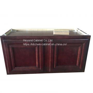 American style kitchen cabinet-W3015-BLACK COFFEE