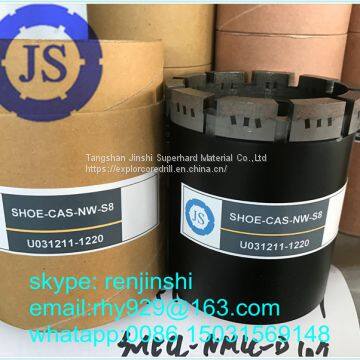 NQ HQ PQ BW NW HW PW casing shoe bit