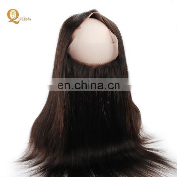 Queena Straight Human Hair 360 lace band vendor distributors retails