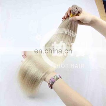 New style double Weft 100 keratin tip human hair extension virgin Human Hair Stick Tip,Tip Hair Extension