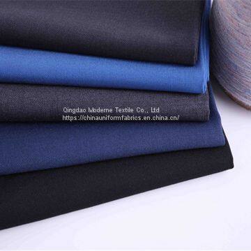 Classic Polyester Wool Blend Wool Suiting Fabric photo-3