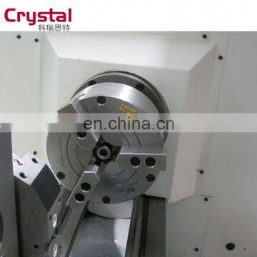 Gang Type Cnc Lathe Cutting Tools Machine Bar Feeder CK6132A
