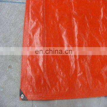 orange reinforced corner polyethylene tarpaulin