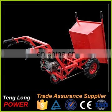 Convenient hand push Dump trolley / mini dumper