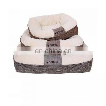 Factory Wholesale Warm Relax Dog Coarse Line Bed photo-2