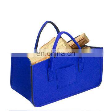 Durable Felt Home Storage Basket Firewood Log Basket photo-5