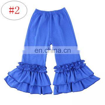 Kids Girls Bell Bottom Flare Pants Wide Leg Pants Printed Floral Flare Palazzo Pant Trousers 20colors 5 Size Free Shipping photo-3