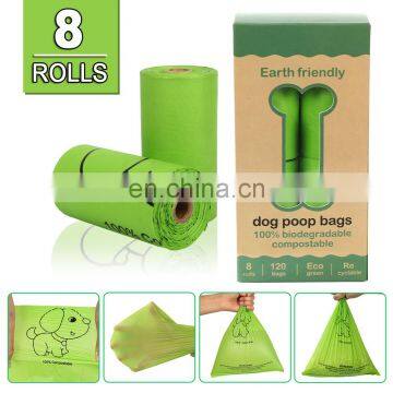 Amazon Hot Sale Biodegradable Pet Waste Bag PLA Cornstarch Pet Waste Bag photo-5