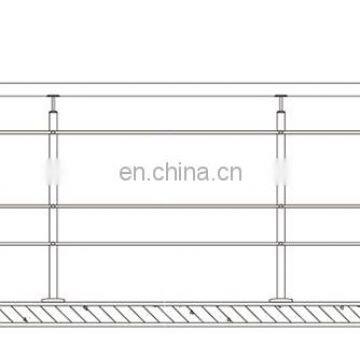 Stainless Steel Balustrade Handrail Glass Stair Railing Pipe Flange Base Decorative Cover photo-6