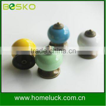 More styles ceramic colourful handles knobs ceramic
